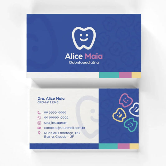 Cartão de Visita Retangular | Modelo 002