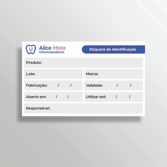 Etiqueta de Identificação BOPP | Modelo 002