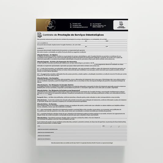 Contrato de Prestação de Serviço | Modelo 004