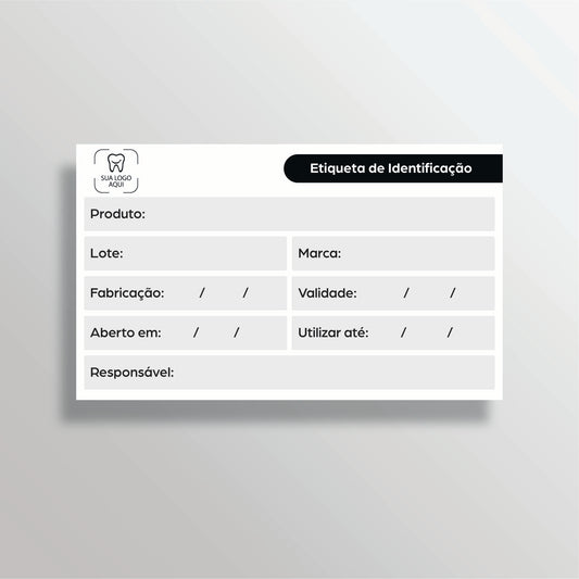Etiqueta de Identificação BOPP | Modelo 004