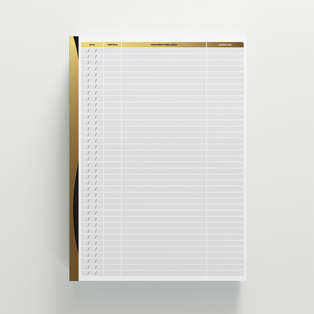 Ficha de Evolução | Modelo 004