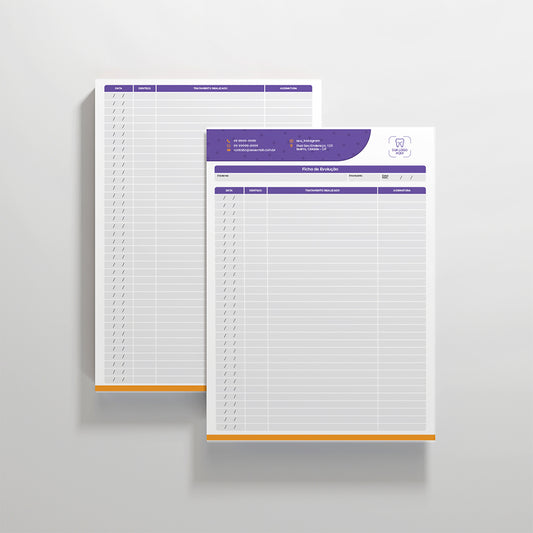 Ficha de Evolução | Modelo 005