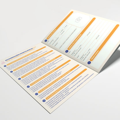 Kit de Papelaria de Odontopediatria