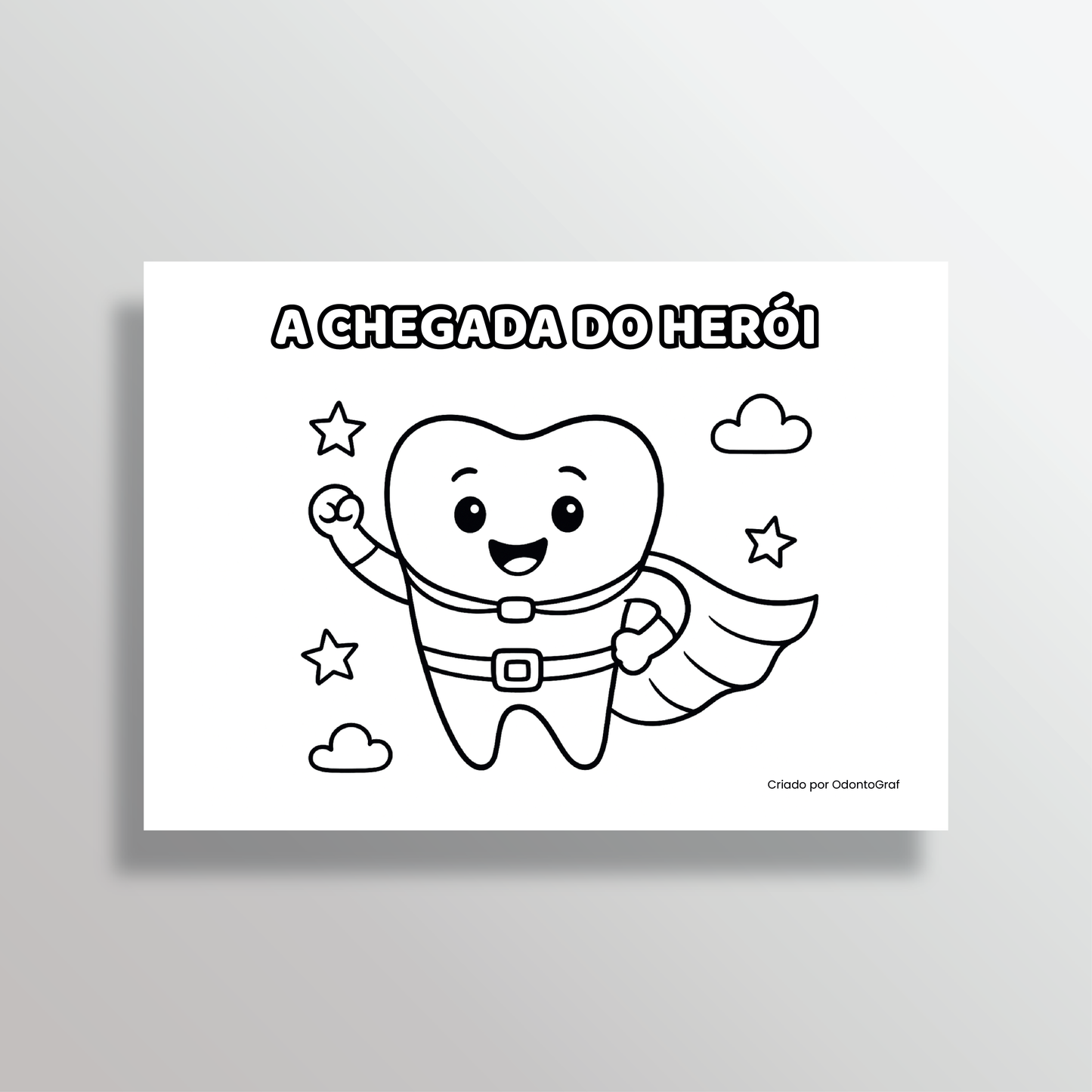 Kit Certificado de Coragem + Desenhos para Colorir (PDF)