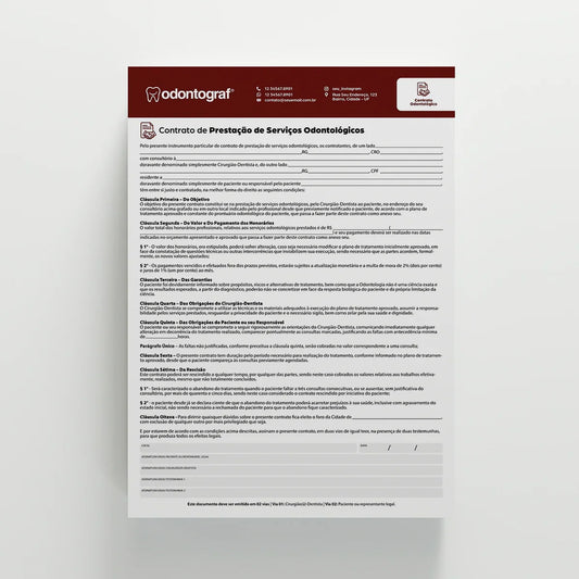 Contrato de Prestação de Serviço | Modelo 001