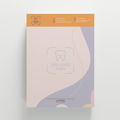 Kit de Papelaria de Odontopediatria