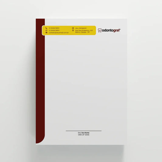 Receituário Simples | Modelo 001