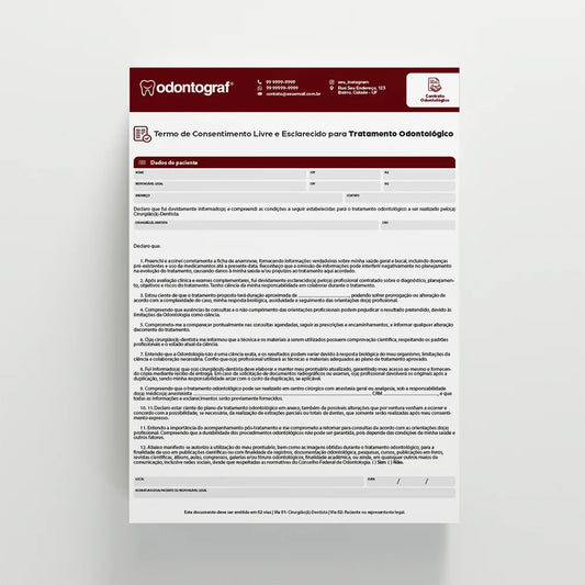 Termo de Consentimento Livre e Esclarecido | Modelo 001